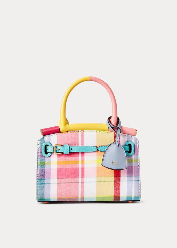 Bolsos De Mano Ralph Lauren Mujer Multicolor - Madras Mini RL50 - ZJKNY3219